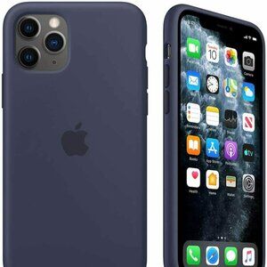 Apple Silicone Case for iPhone 11 Pro -5.8“ Midnight Blue